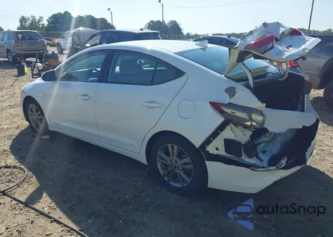 2018 Hyundai Elantra Sel z USA, uszkodzony, nr VIN 5NPD84LF3JH384958